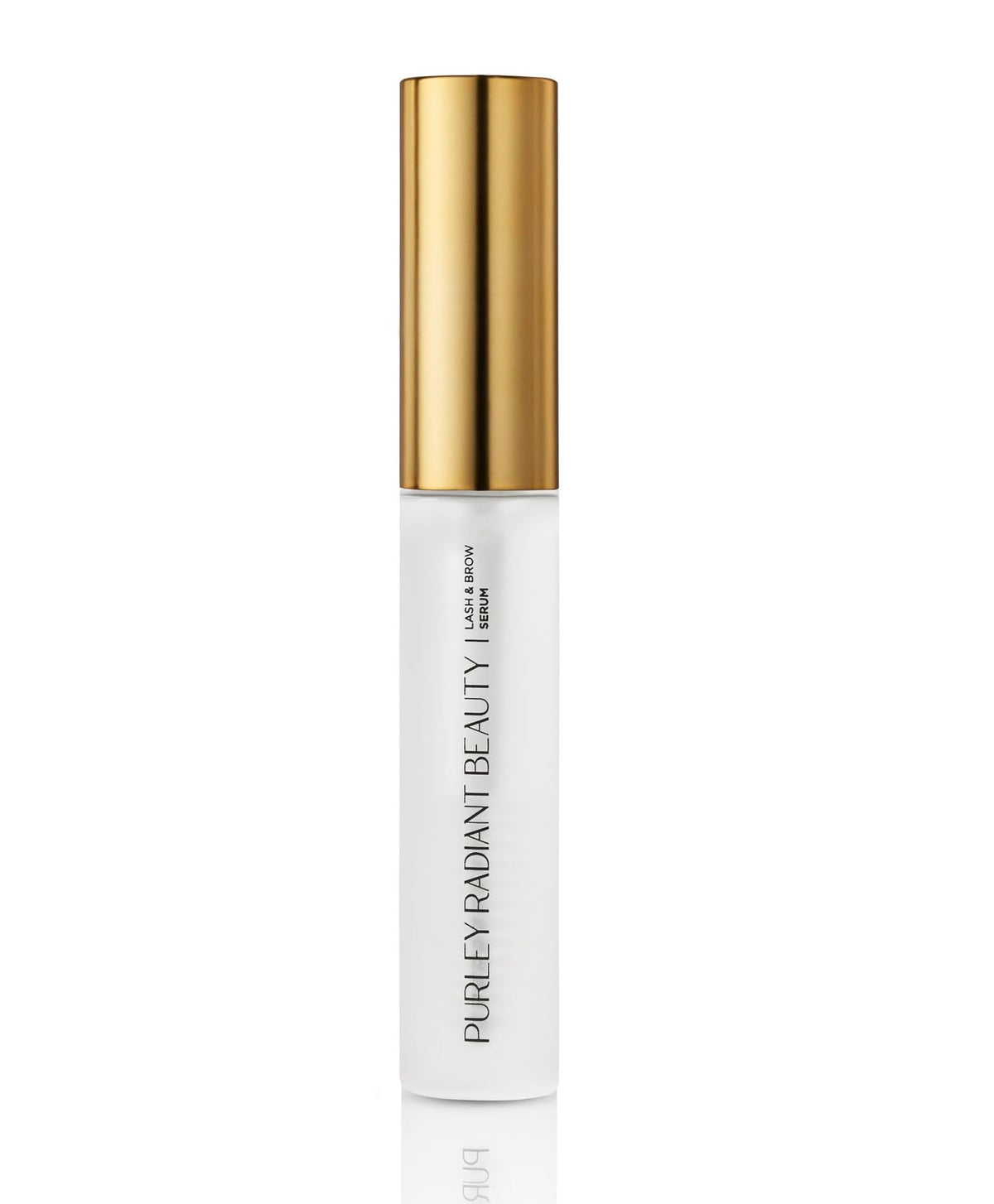 Purely Radiant next to coin for size scale and travel-friendly benefit
