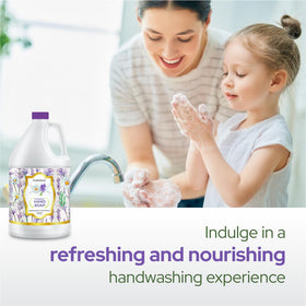 Puremax foam dispensed into hand showing gentle moisturizing benefit