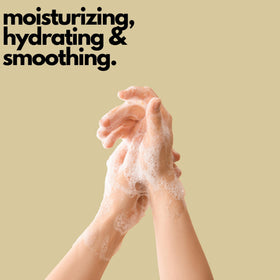 Puremax foam lather close-up showing creamy texture and gentle cleanse