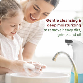 Puremax jug on kitchen counter creating fresh scented handwashing