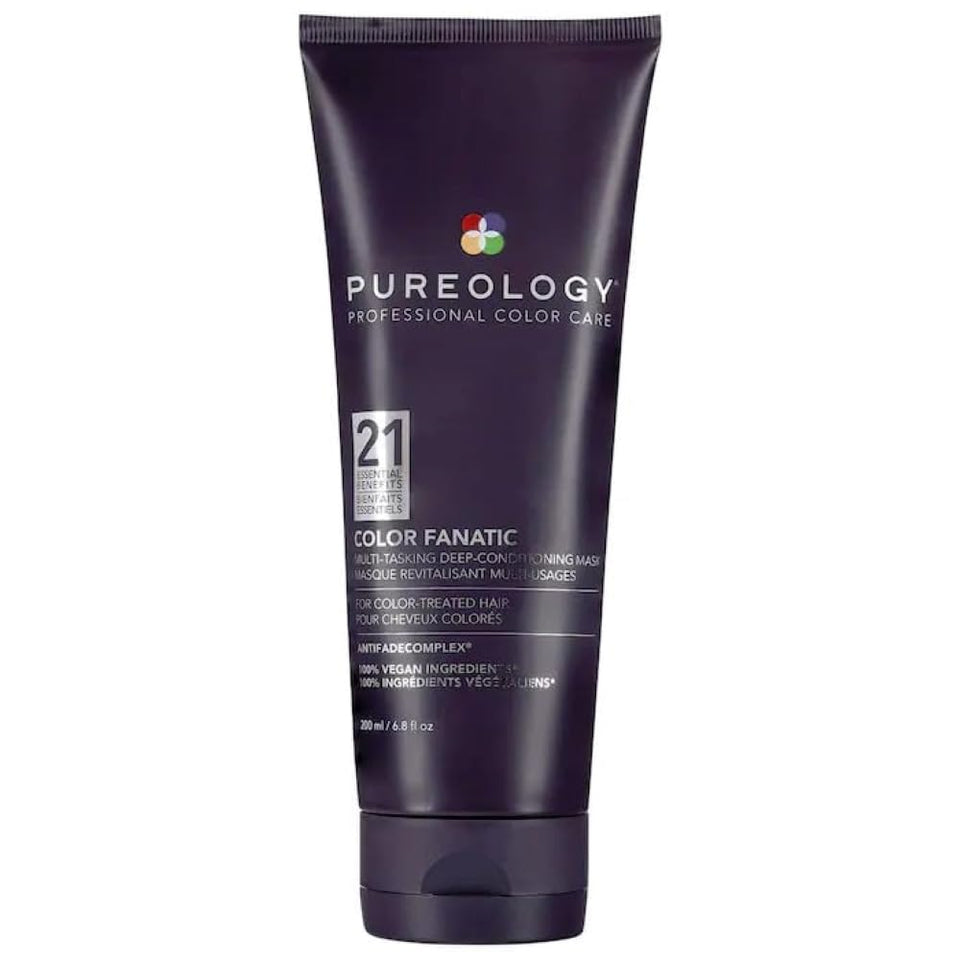 Pureology jar front view showing label and professional color-care benefit