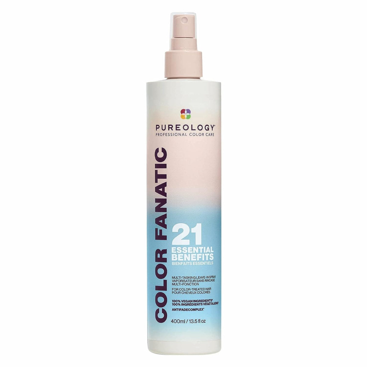 Pureology front packaging showing bottle and label for easy identification