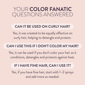 Pureology Color Fanatic held in hand to show size and travel-friendly design