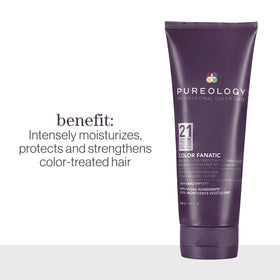 Pureology creamy mask texture close-up illustrating rich moisture delivery