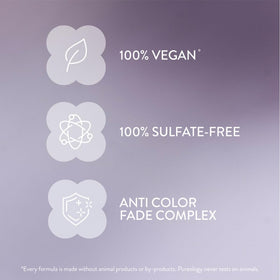 Pureology shampoo lather texture offering lightweight, moisturizing foam