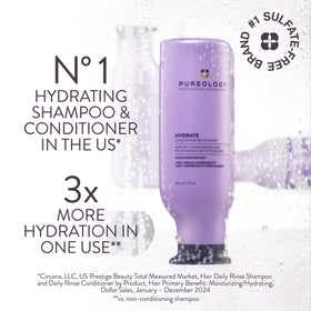 Pureology close-up of creamy conditioner texture highlighting rich moisture and detangling benefit