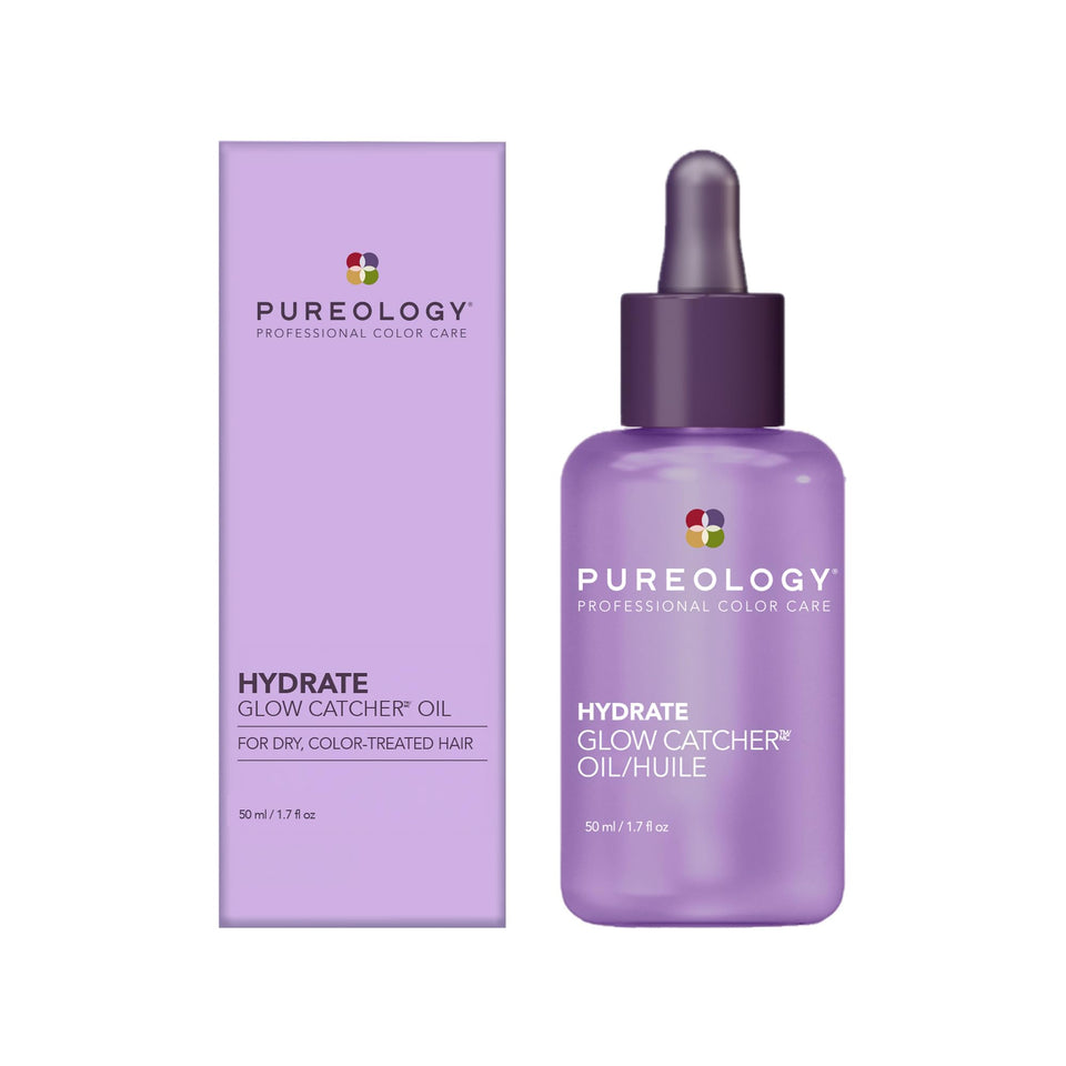 Pureology front packaging showing bottle and label for product recognition and trust