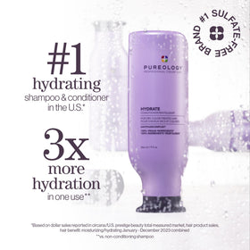 Pureology close-up of pump nozzle illustrating easy dispensing and control