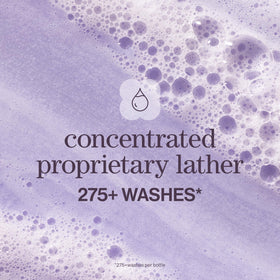 Pureology Hydrate shampoo applied in shower demonstrating improved detangling