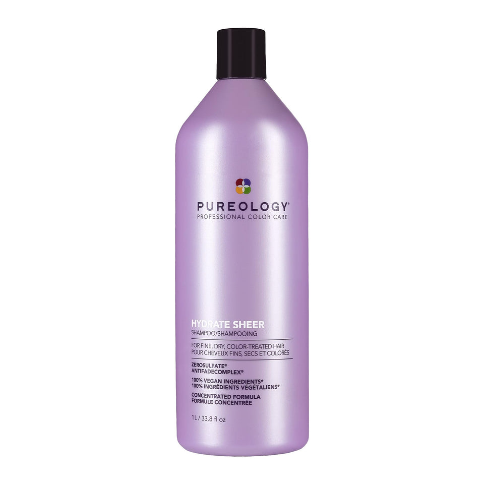 Pureology front packaging showing lightweight conditioner benefits