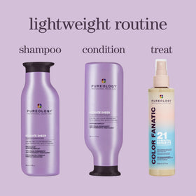 Pureology ingredients jojoba green tea and sage highlighting scalp support