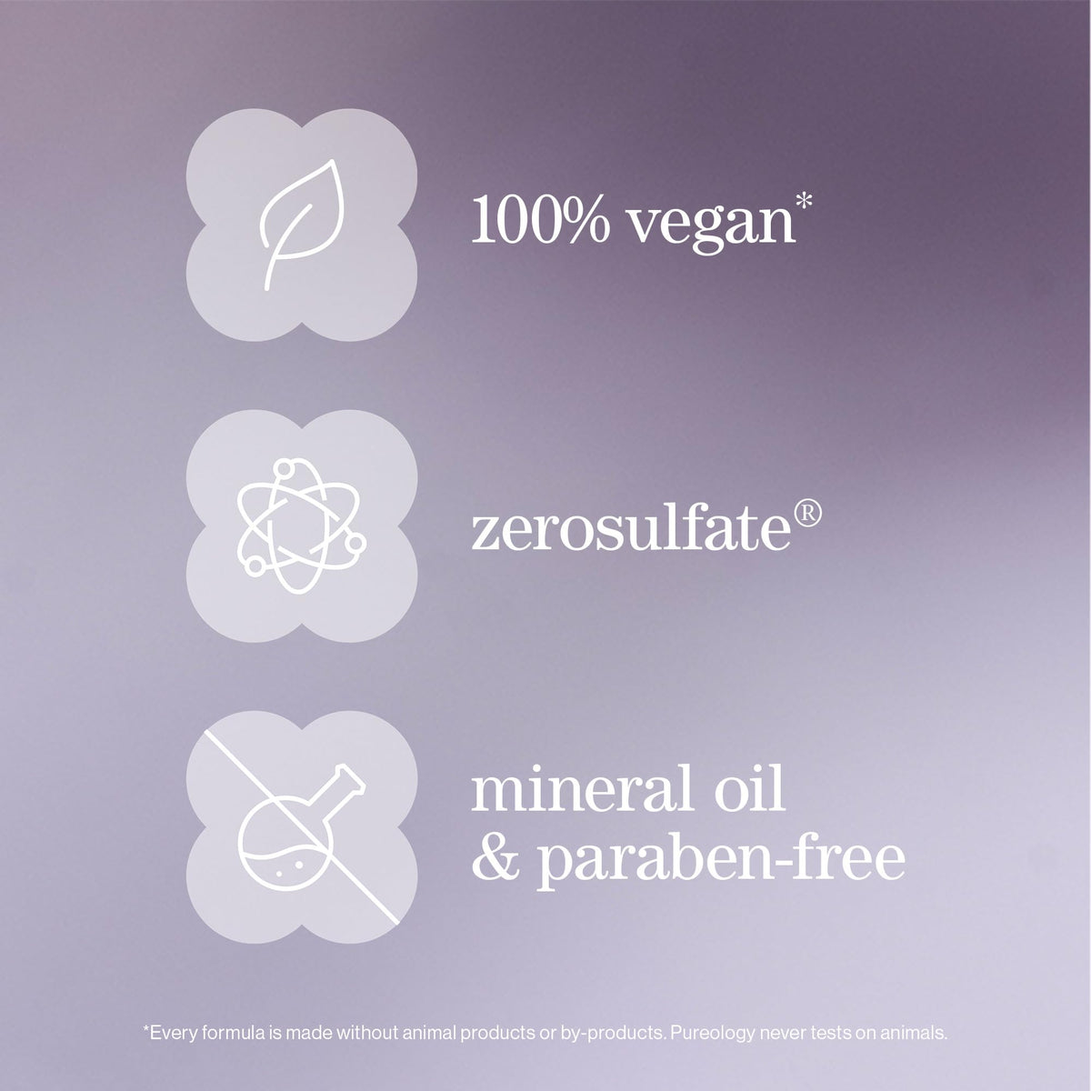 Pureology on bathroom shelf in lifestyle setting for salon-quality routine