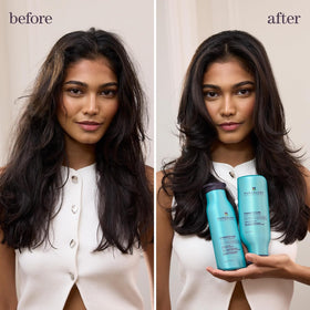 Pureology discovery kit beside a passport showing travel-ready convenience