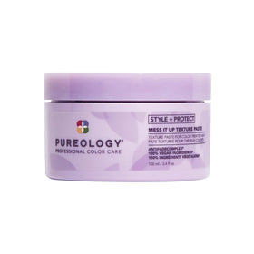 Pureology front packaging shows product and benefits for color protection
