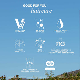 Pureology Nanoworks Gold rich lather in hand illustrating gentle yet effective cleansing