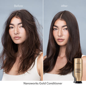 Pureology close-up of creamy texture illustrating rich moisturizing feel