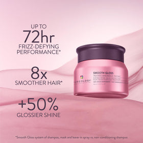Pureology product beside ruler for 8.5 fl oz size and scale clarity benefit