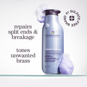 Pureology back label listing ingredients and instructions