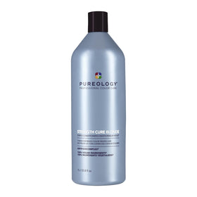 Pureology bottle front packaging showing product and toning benefit