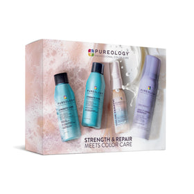Pureology kit front packaging showing contents and benefits