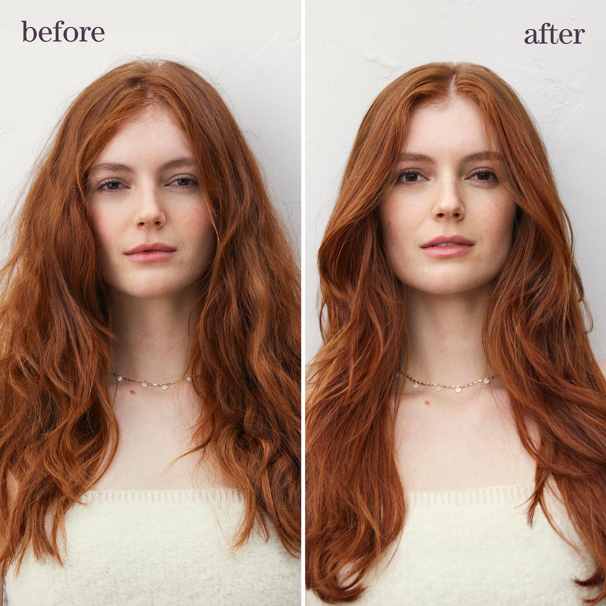 Pureology product texture poured to show lightweight, non-greasy formula