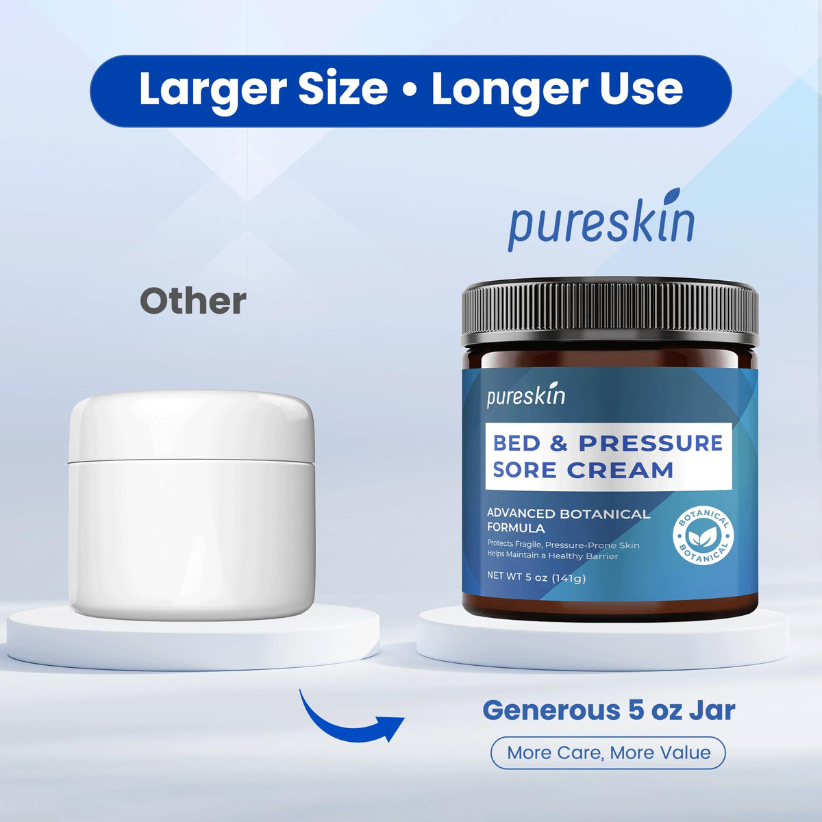 PURESKIN caregiver applying bedside showing easy use and comfort