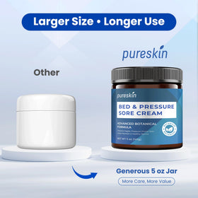 PURESKIN caregiver applying bedside showing easy use and comfort