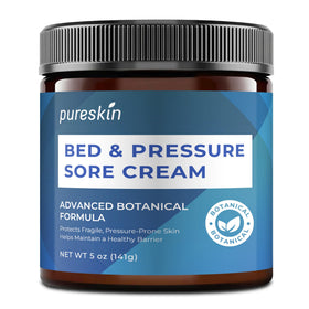 PURESKIN front jar packaging showing size and soothing claim