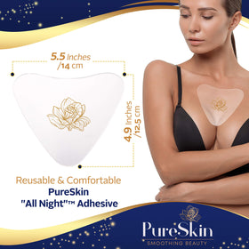 PureSkin pad being gently washed to show reusable care
