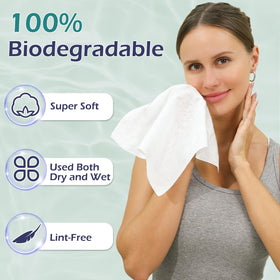 PureSoftness single towel unfolded to show extra-large size and softness