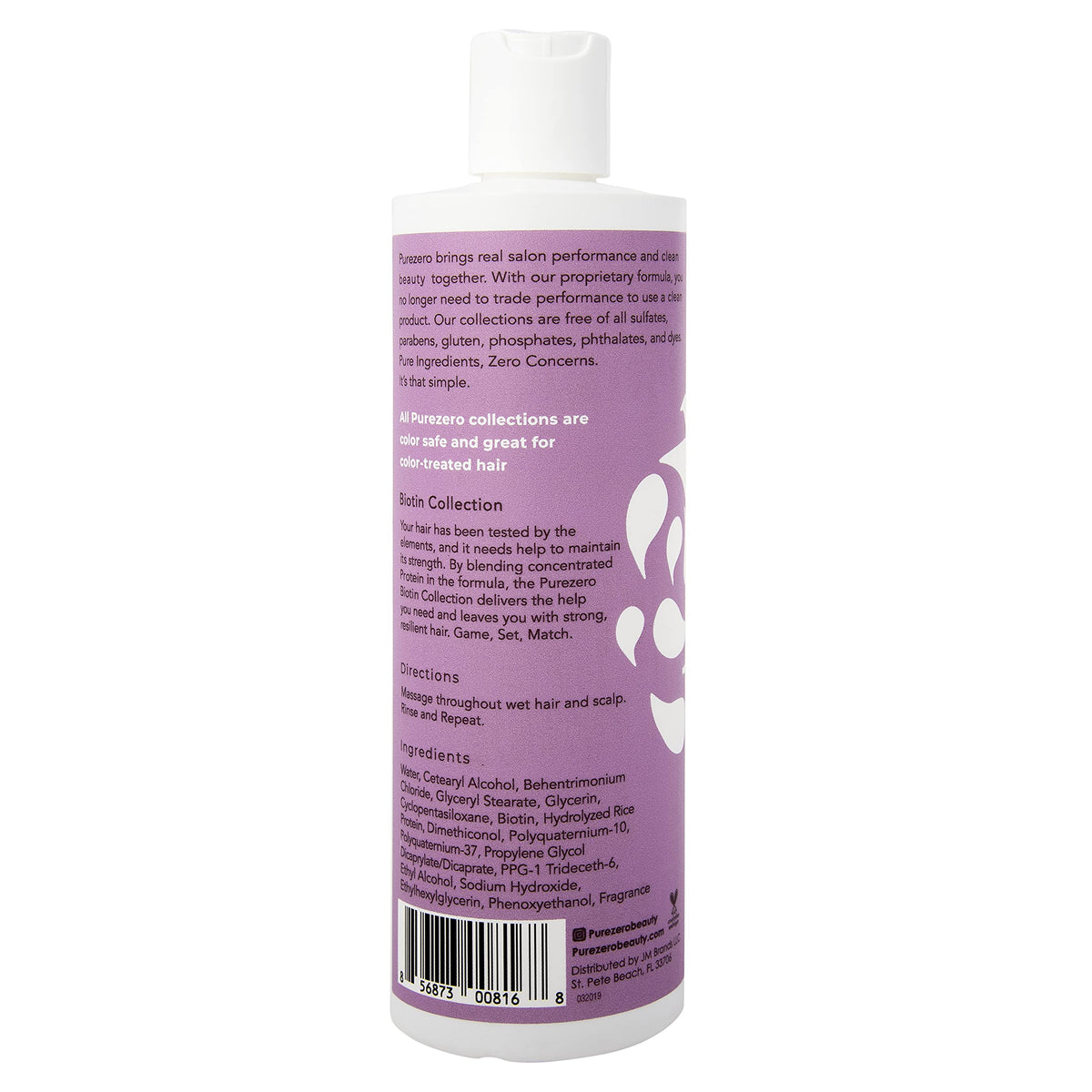 Purezero duo styled on bathroom shelf conveying salon results