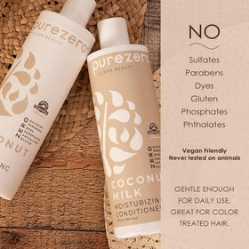 Purezero two bottles side-by-side scaled to hand for size and routine pairing