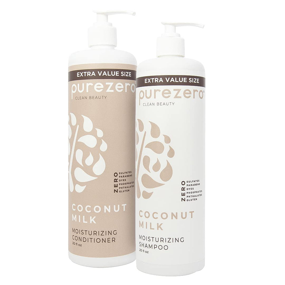 Purezero front packaging showing two 20 oz bottles and brand clarity