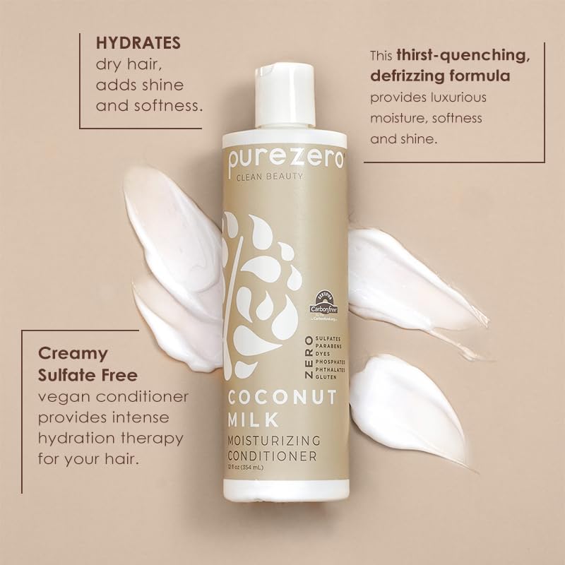 Purezero shampoo lather texture demonstrating gentle cleansing and hydrated foam