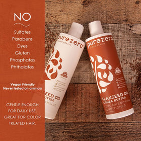 Purezero conditioner creamy texture illustrating detangle and slip benefit