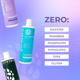 Purezero curl cream texture close-up showing smooth consistency for effortless application