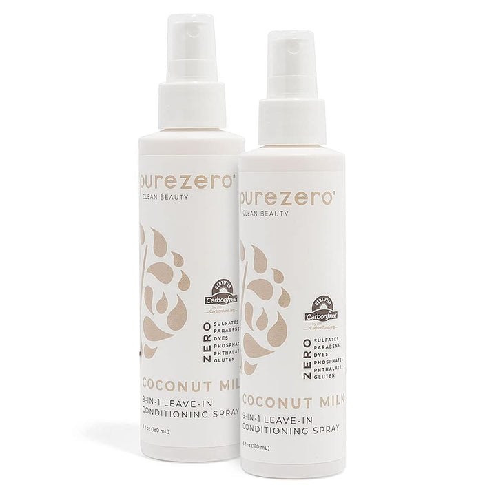 Purezero front packaging showing two 6 oz bottles and clear benefits