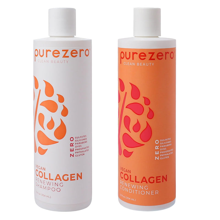Purezero front packaging duo showing bottles and branding for clean results