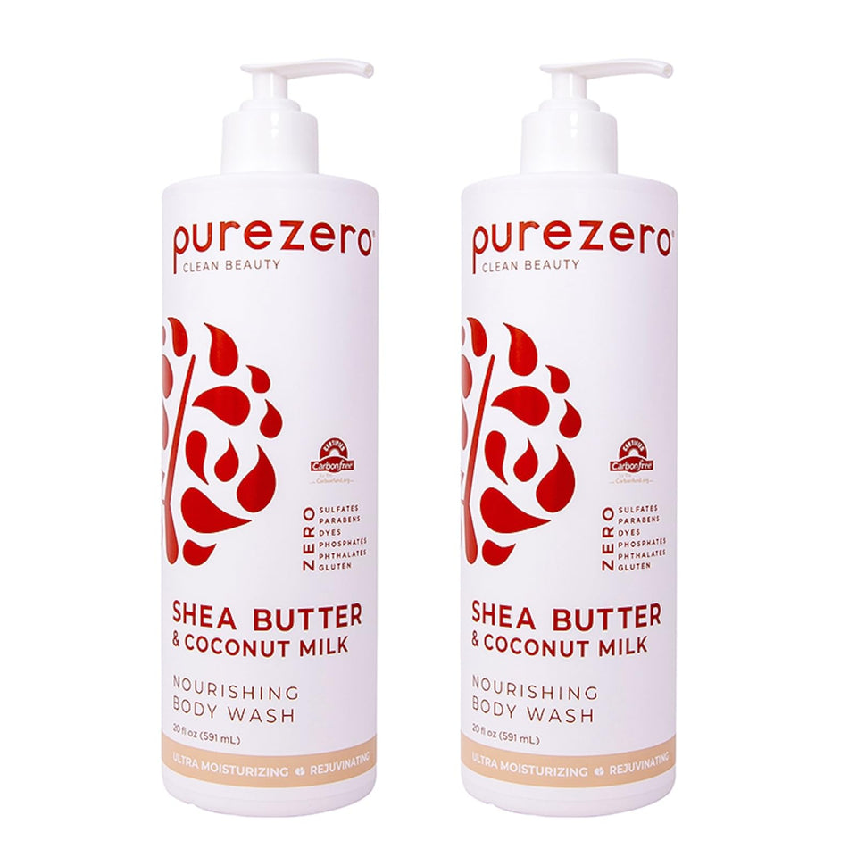 Purezero front packaging showing clean 20oz bottles and benefits