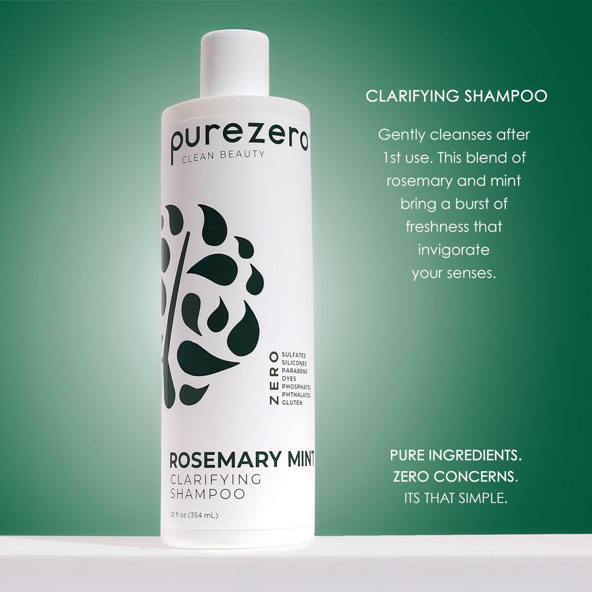 Purezero shampoo lather close-up demonstrating gentle foam and effective cleanse