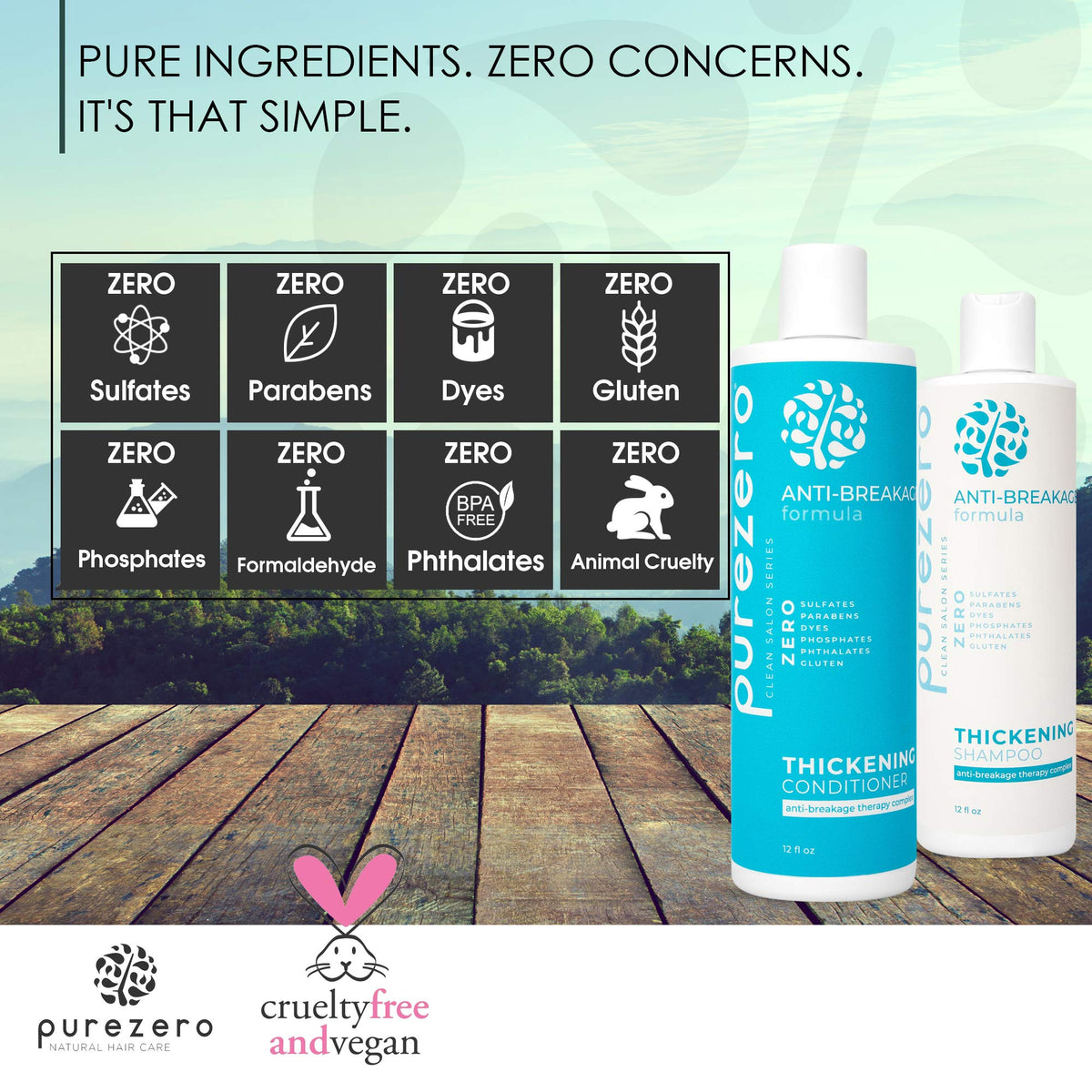 Purezero 24oz size comparison demonstrating value and long-lasting supply