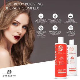 PureZero shampoo lather texture illustrating gentle foam and effective cleansing