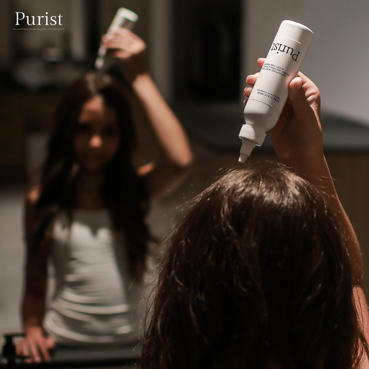 Purist label detail showing ingredient list for transparent formulation benefit