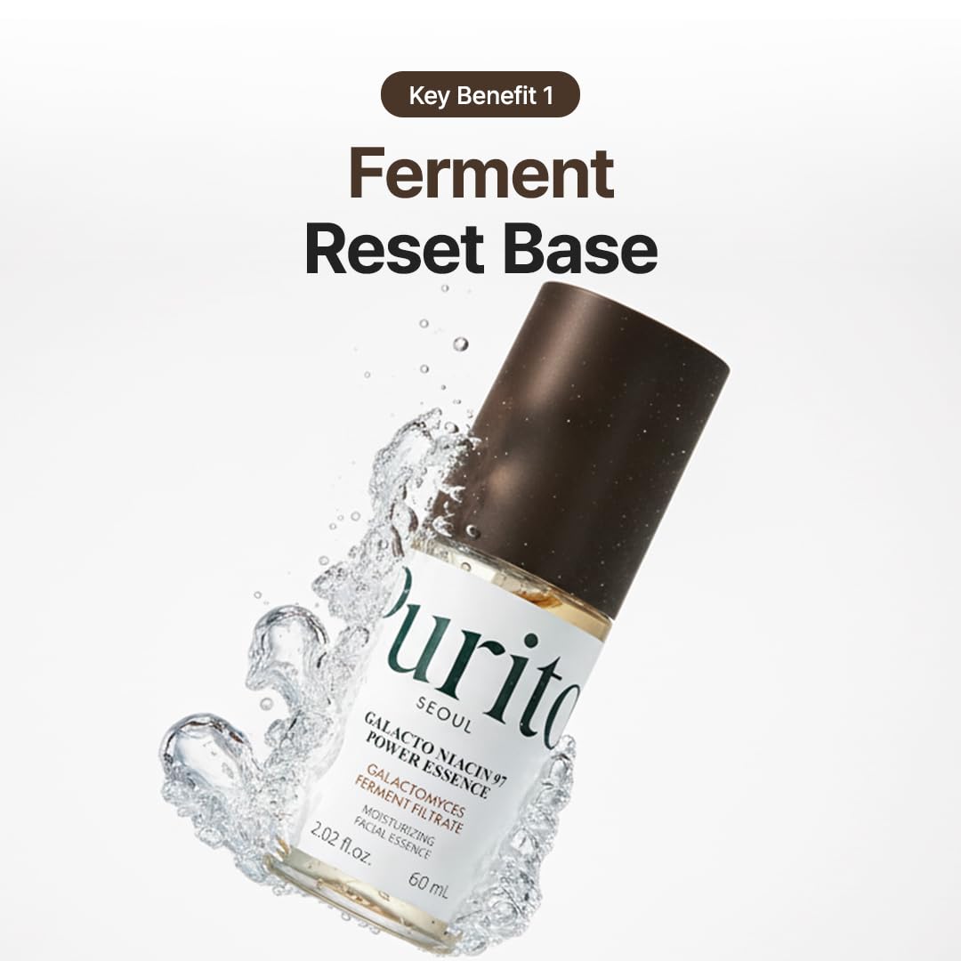 PURITO absorbed on cheek area, shows quick penetration and smooth finish