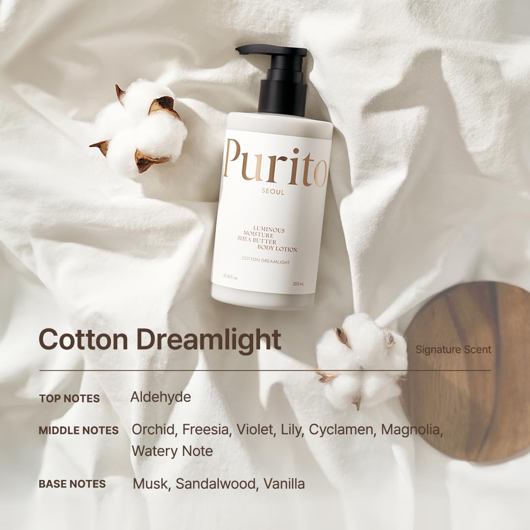 PURITO bottle on vanity styled scene showcasing daily routine benefit