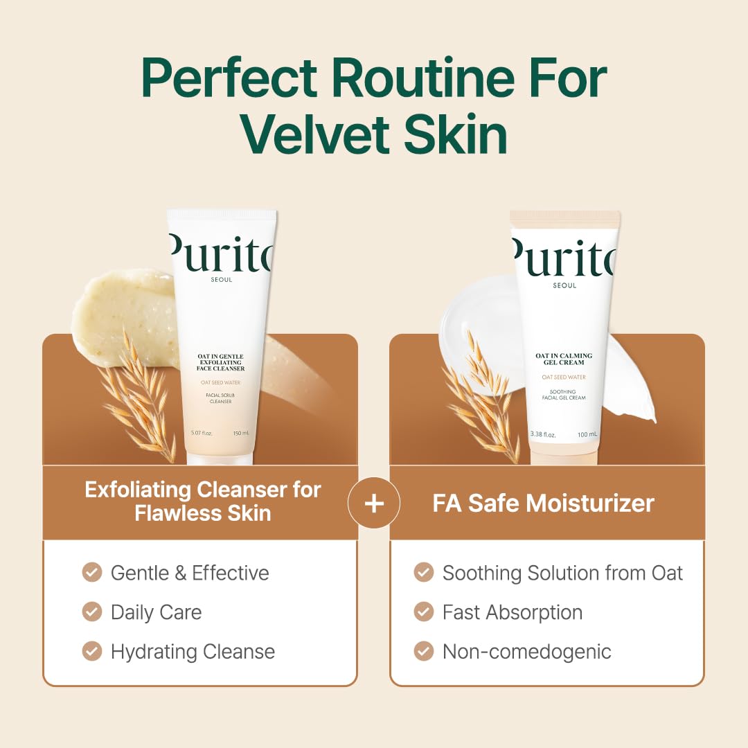 PURITO gel cream texture closeup showing lightweight hydration