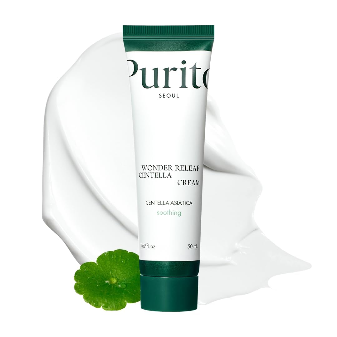 PURITO jar front view showing label and 50ml size, highlighting gentle hydration