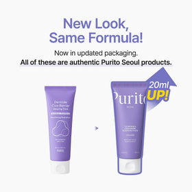 PURITO cream texture close-up highlighting smooth hydration