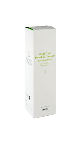 PURITO ingredient label closeup showing noni extract and salicylic acid