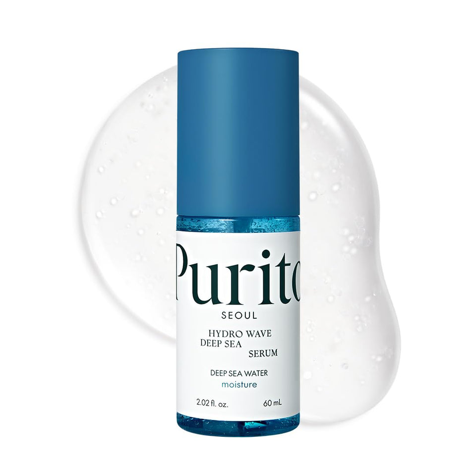 PURITO front packaging showing serum bottle and branding for clear product identification and trust